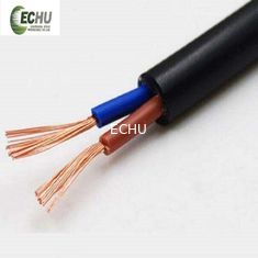 CHINA cable de control redondo flexible del aislamiento del PVC de 2 bases KVV 450/750V en chaqueta negra del color proveedor
