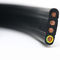 Cable que viaja flexible plano para la grúa o la chaqueta del negro del transportador 12Cx1.5sqmm proveedor
