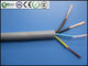 Cable multiconductor UL2464 80℃ 300V del escudo eléctrico del PVC de ROHS con el certificado de la UL y alambre del dren en color gris proveedor