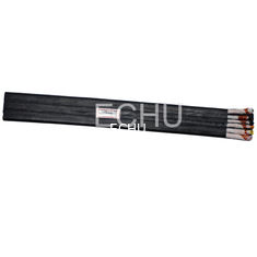China Flat Flexible Traveling Cable for Crane or Conveyor Black Jacket with Mixed structure proveedor