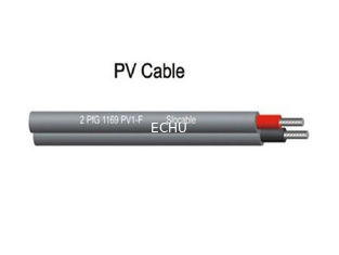 CHINA Cable solar 10.0mm2 del TUV del cable del picovoltio con la chaqueta roja con el certificado del TUV proveedor