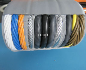 CHINA Cable que viaja flexible plano para el elevador con el certificado TVVBG del CE con la chaqueta de PVC especial proveedor