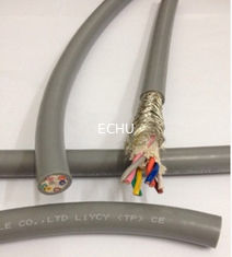 Cable especial para cadenas de arrastre TRVVP 12Cx0.75sqmm para máquinas o equipos que se doblan con frecuencia en color gris/negro/naranja