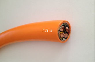 CHINA El cable especial para la fricción encadena TRVV 4Cx4sqmm para la máquina o los equipos que doblan con frecuencia en color anaranjado proveedor