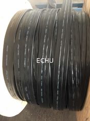 China Cable que viaja flexible plano para la grúa o la chaqueta del negro del transportador YFFBG-PUR 36*0.75 PUR proveedor