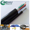 Cable colgante de cable de viaje flexible ECHU RVV (1G) / RVV (1G) 10G1.5 con color negro proveedor