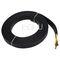 Cable que viaja flexible plano para la grúa o la chaqueta del negro del transportador 4core proveedor