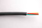 Cable de control redondo flexible del aislamiento del PVC KVV 450/750V en color negro proveedor