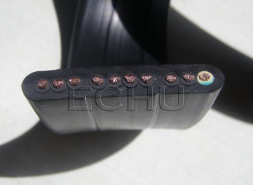 Good price Cable de viaje plano y flexible para grúa o transportador 10core Black Jacket, 0.75mm2, 1.0mm2, 1.5mm2, 2.5mm2 en línea