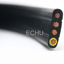 Good price Cables de viaje planos y flexibles para grúa o transportador en chaqueta negra en línea