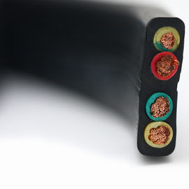 Good price Cable de viaje flexible plano para grúa o transportador en chaqueta negra. en línea