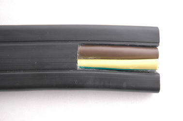 Good price Cables de viaje planos y flexibles para grúa o transportador en chaqueta negra en línea