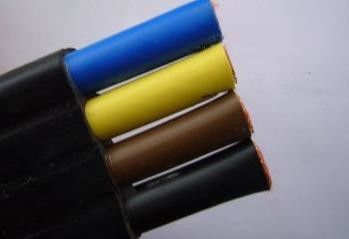 Good price Cables de viaje planos y flexibles para grúa o transportador en chaqueta negra en línea