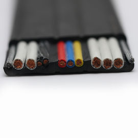 Good price Cables de viaje planos y flexibles para grúa o transportador en chaqueta negra en línea