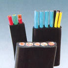 Good price Cables de viaje planos y flexibles para grúa o transportador en chaqueta negra en línea
