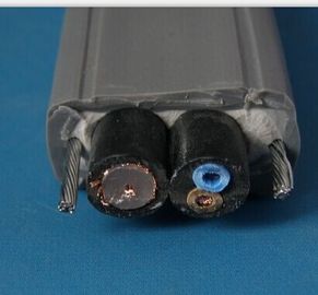 Good price Cable de cámara de viaje plano para ascensor con certificado CE TVVBG con chaqueta especial de PVC en color gris en línea