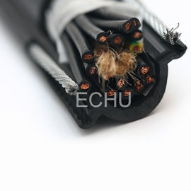 Good price Cables de control circulares flexibles para grúas u otros aparatos RVV ((2G) 12Cx1.5SQMM de color negro en línea