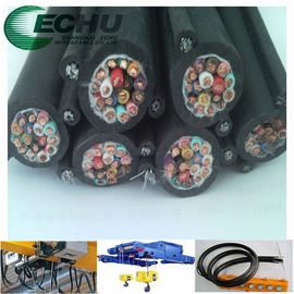 Good price Cables de control circulares flexibles para grúas u otros aparatos RVV(2G) 20Cx1.5SQMM en chaqueta de goma negra en línea